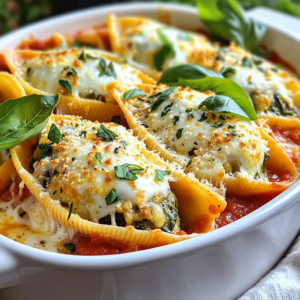 Spinach Mushroom Stuffed Shells Flavorful Weeknight Meal