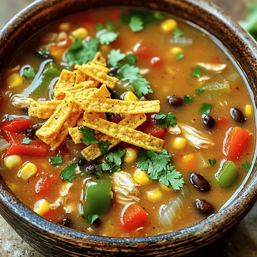 Instant Pot Chicken Tortilla Soup Easy and Flavorful