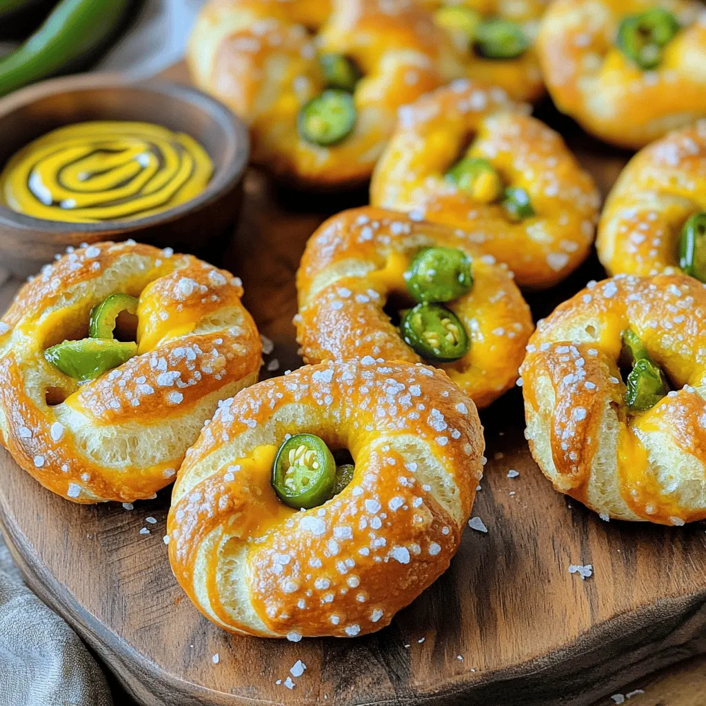 Jalapeño Cheddar Pretzel Bites Savory Snack Delight