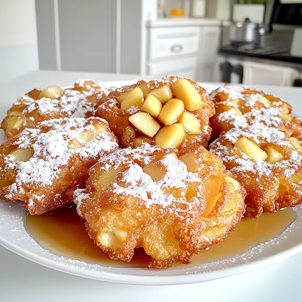 Maple Glazed Apple Fritters Delightful Treat Recipe