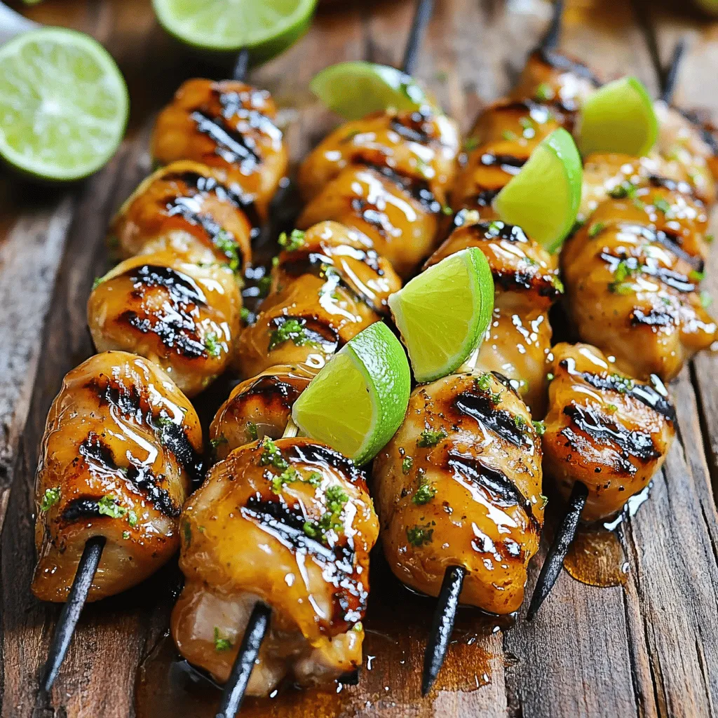 Honey Lime Chicken Skewers Flavorful and Easy Recipe