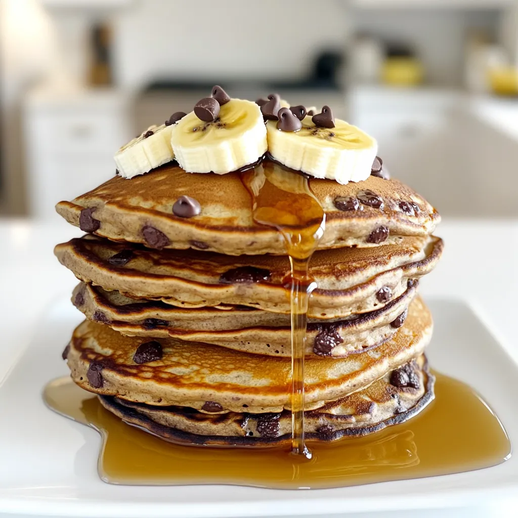 Chocolate Chip Protein Pancakes Soft and Tasty Delight