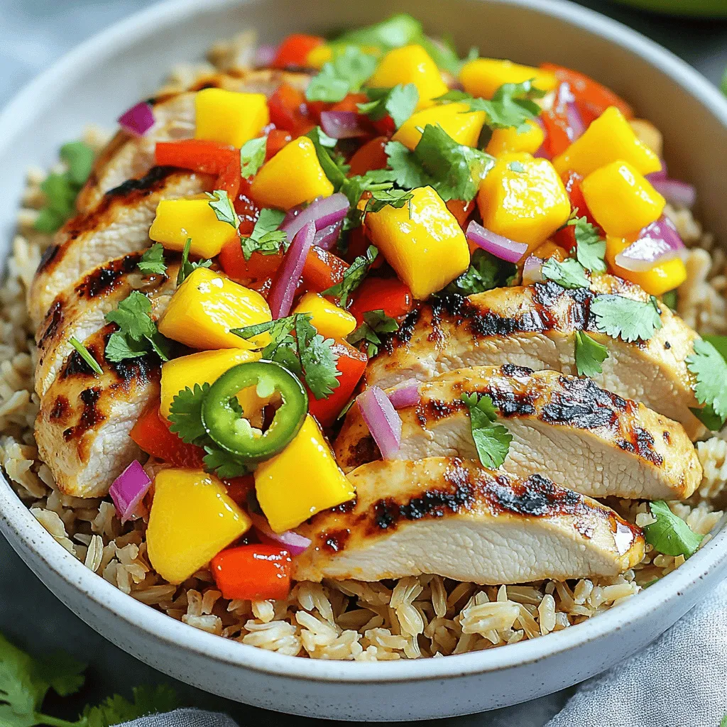 Spicy Mango Chicken Bowls Flavorful and Fresh Recipe