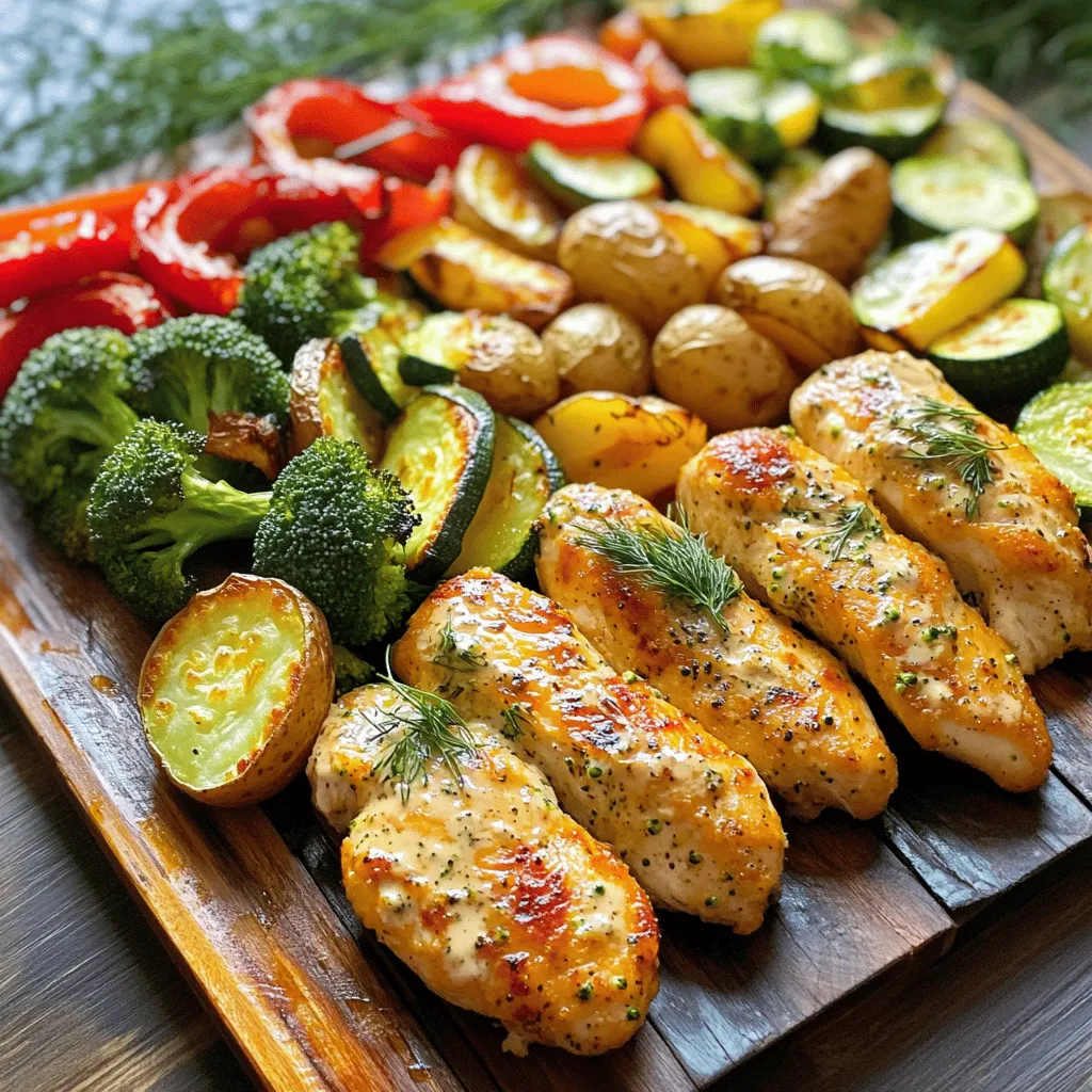 Pickle Ranch Chicken and Roasted Veggies Delight