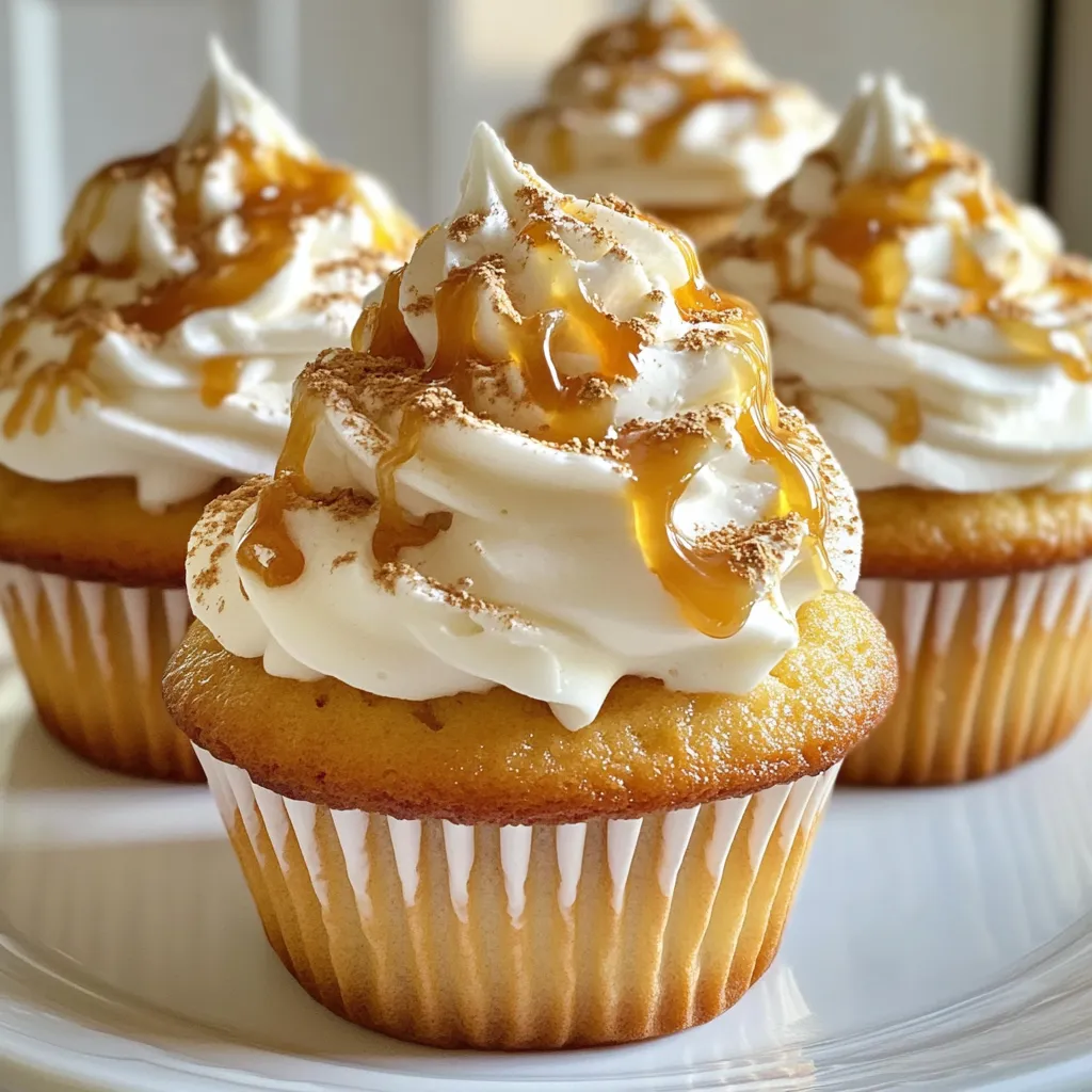Caramel Macchiato Cupcakes Delightful Sweet Treat
