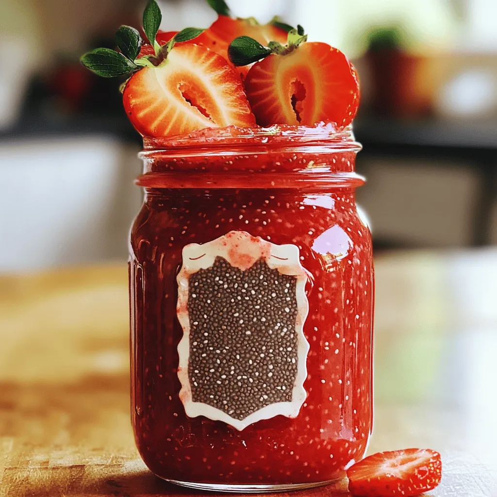Strawberry Chia Seed Jam Tasty and Healthy Delight