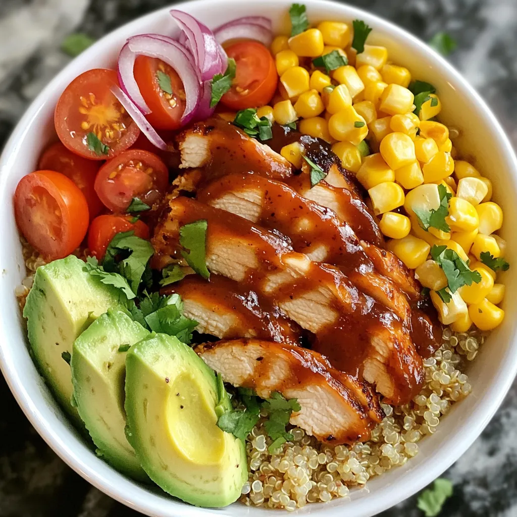 BBQ Chicken Quinoa Bowls Flavorful and Simple Meal