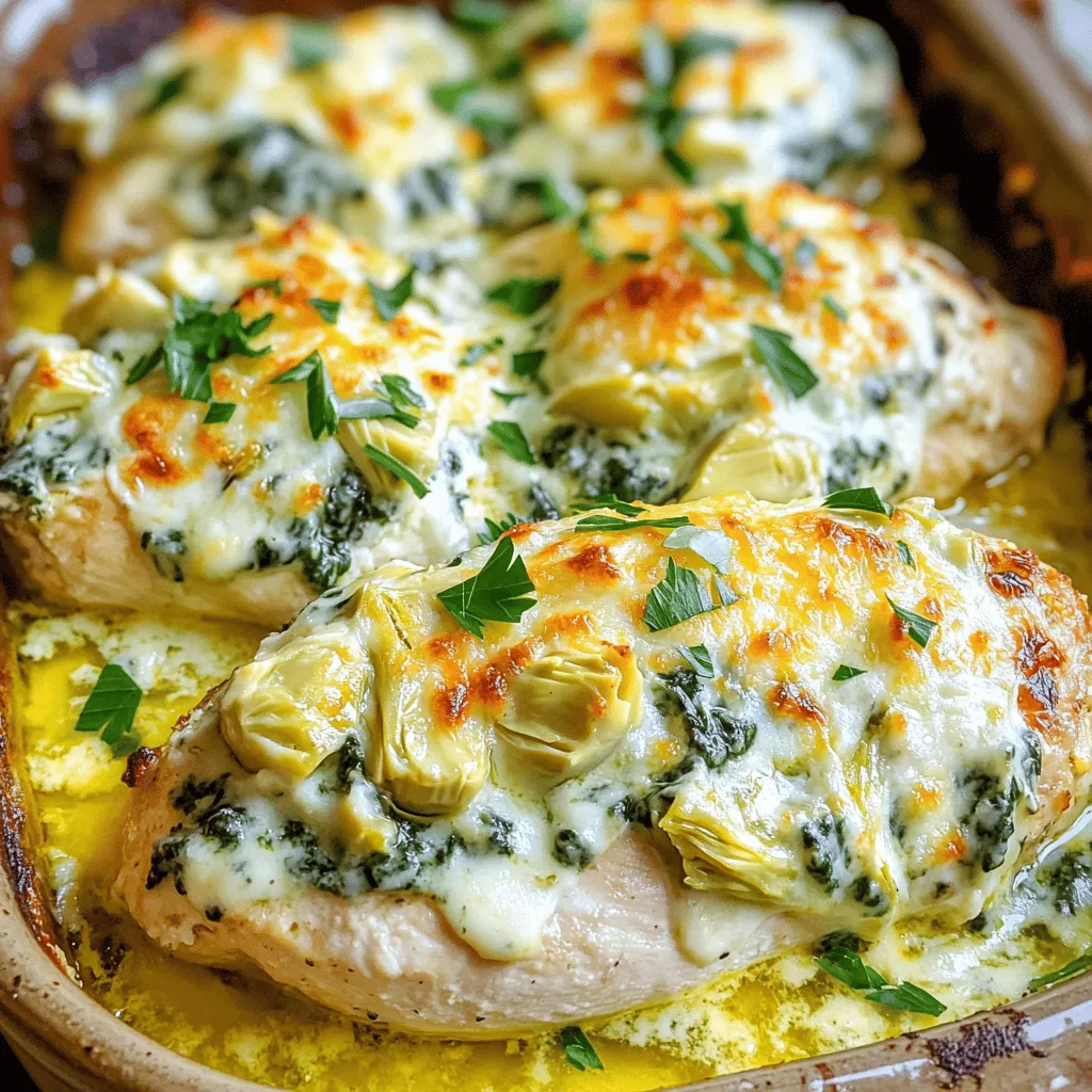 Spinach Artichoke Chicken Bake Flavorful and Easy Meal