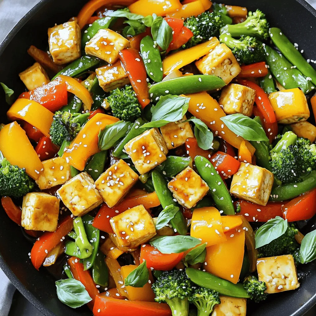 Quick Veggie Stir-Fry with Tofu for Easy Dinner