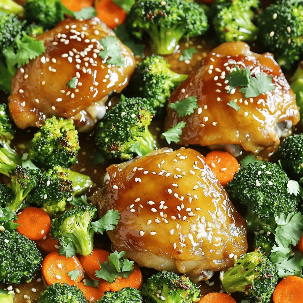 Sheet Pan Honey Garlic Chicken Easy Family Meal