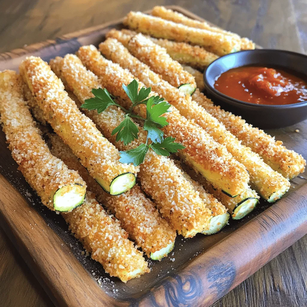 Crispy Baked Zucchini Fries Irresistible Snack Option