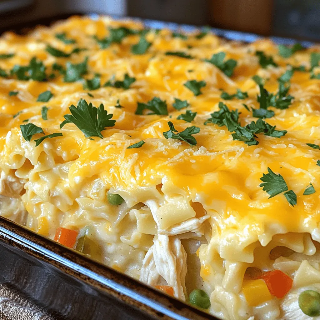 Easy Chicken Noodle Casserole Simple and Tasty Meal