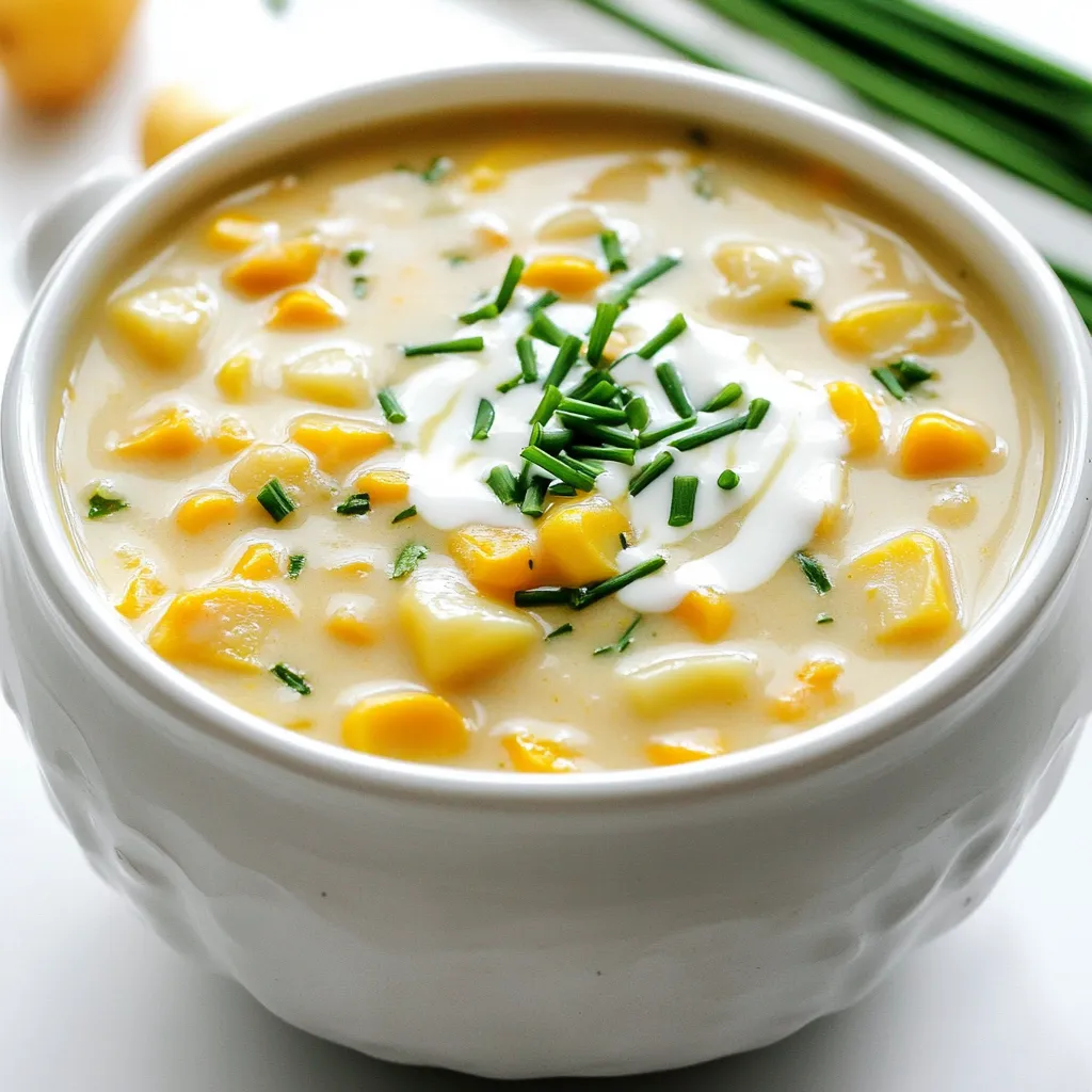 Slow Cooker Creamy Corn Chowder Easy and Comforting Meal