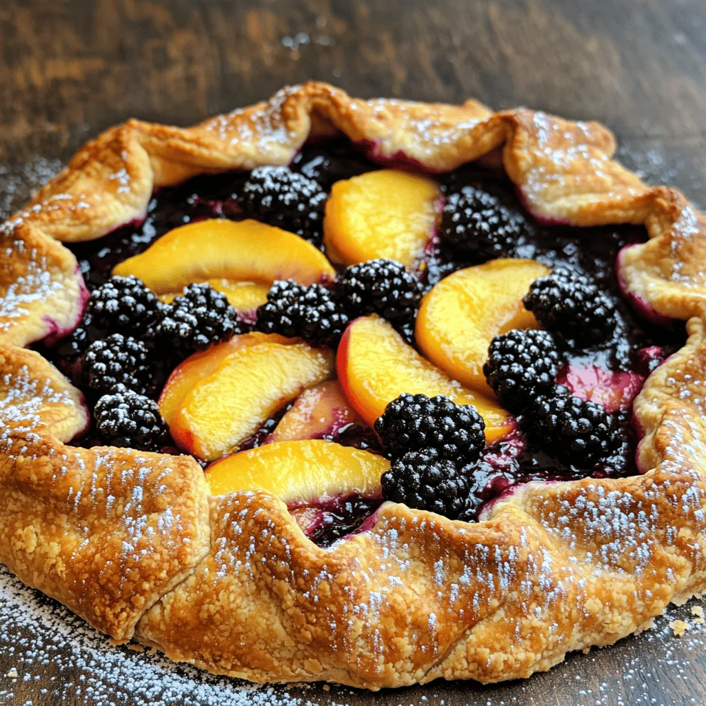 Blackberry Peach Galette Simple and Tasty Dessert
