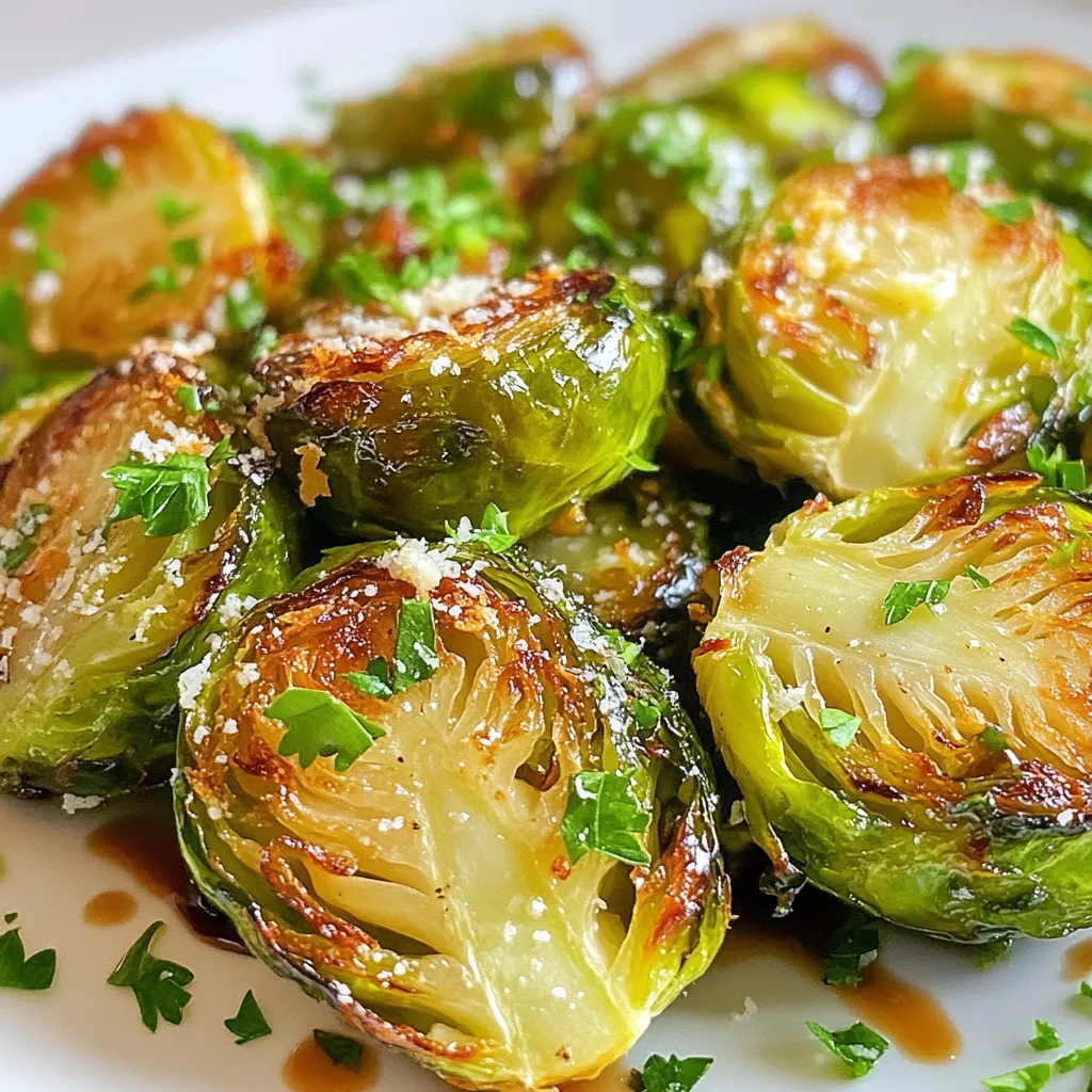Parmesan Roasted Brussels Sprouts Flavorful and Easy
