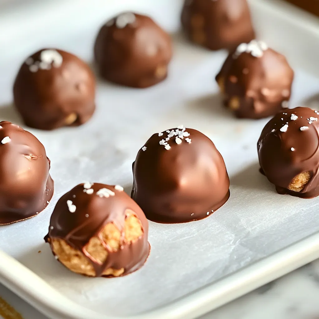 Chocolate Chip Cookie Dough Truffles Easy Delightful Treat
