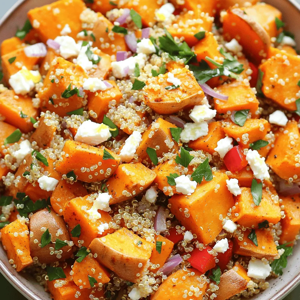 Roasted Sweet Potato Salad Bold and Flavorful Dish