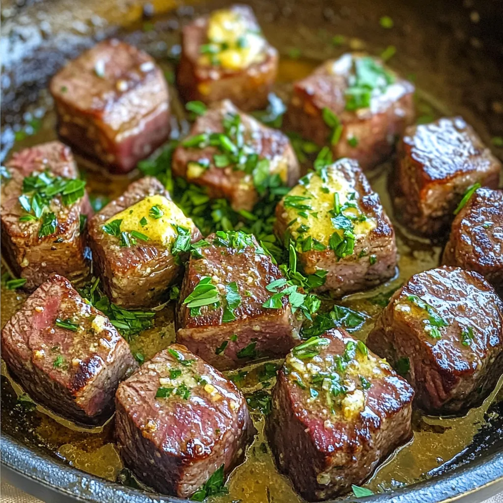 Garlic Herb Butter Steak Bites Flavorful and Simple Meal