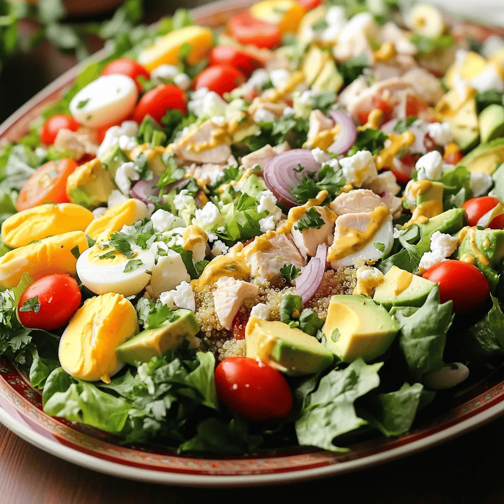 Healthy Cobb Salad Fresh and Flavorful Delight
