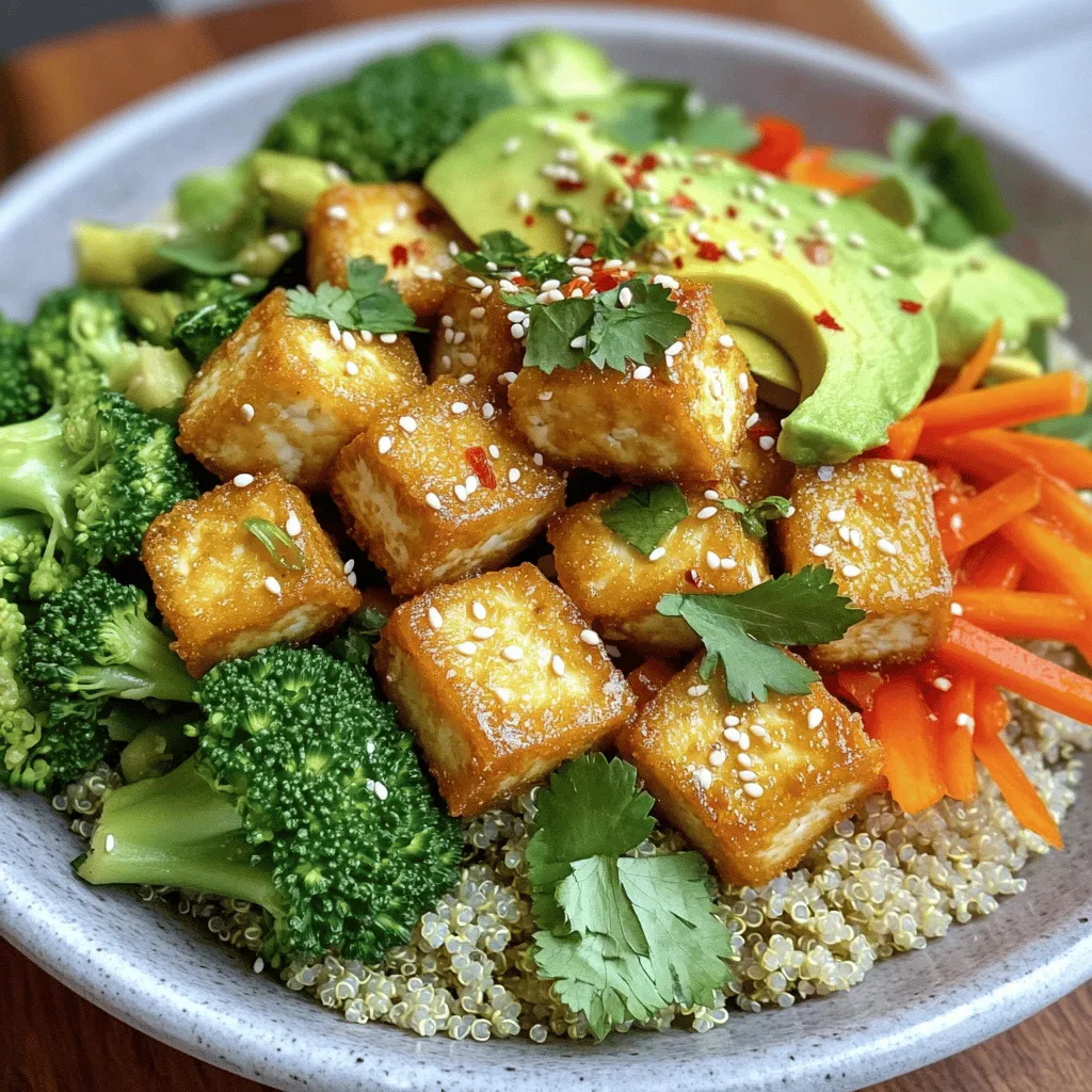 Crispy Tofu Buddha Bowls Nourishing and Flavorful Dish