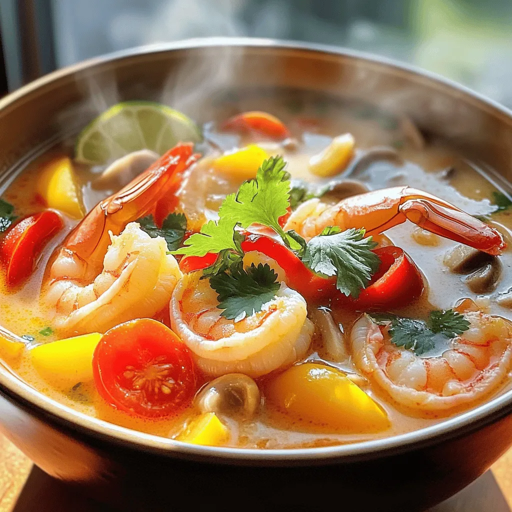 Spicy Thai Coconut Shrimp Soup Flavorful and Easy Recipe