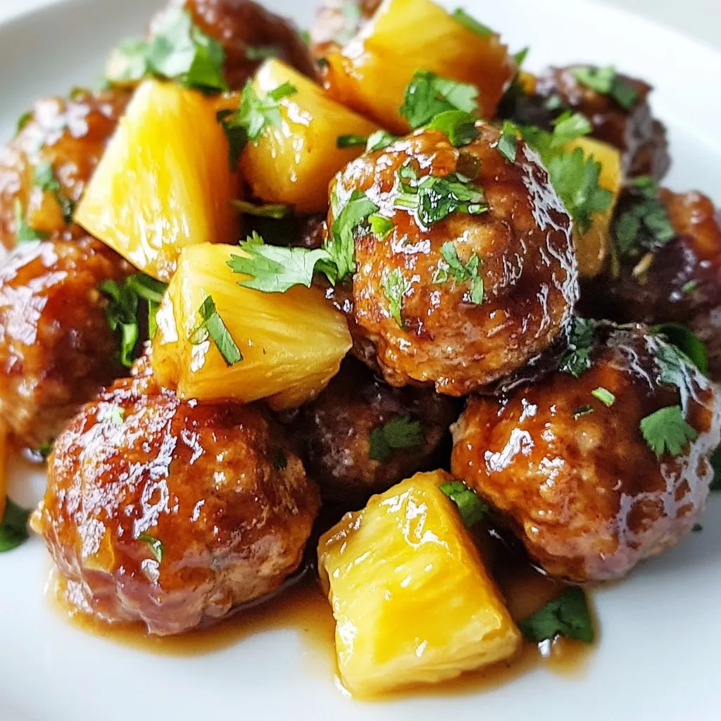 Pineapple Teriyaki Meatballs Simple and Tasty Treat