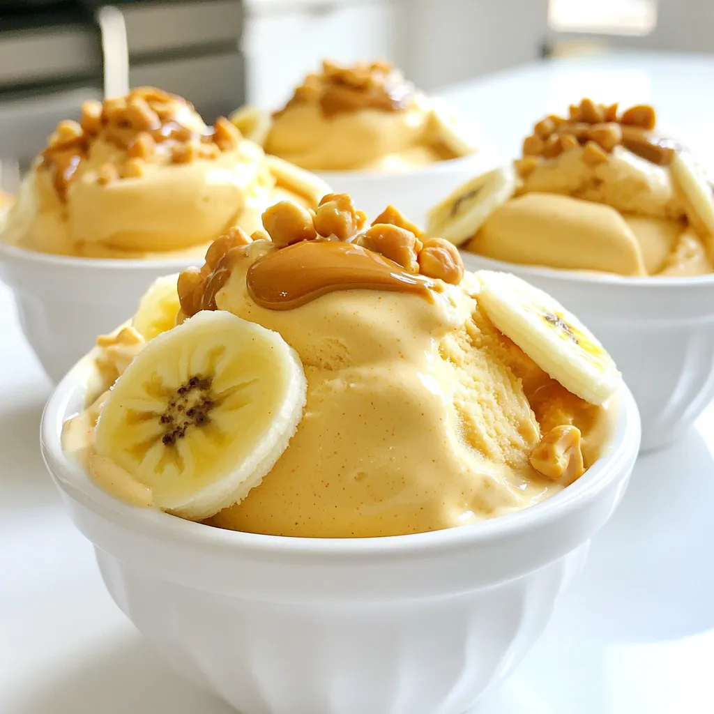 Peanut Butter Banana Nice Cream Simple and Delicious
