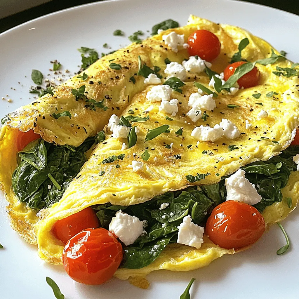 Spinach Feta Omelette Hearty and Flavorful Dish