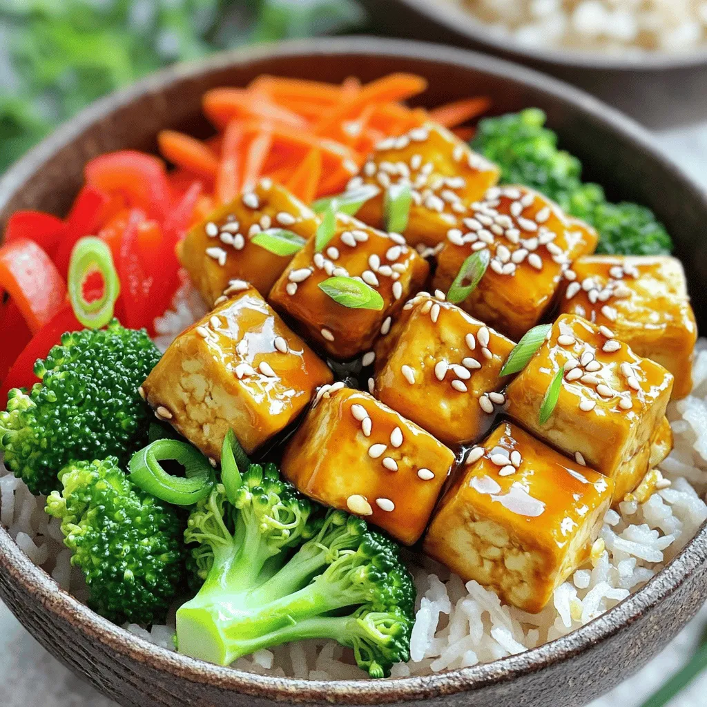 Teriyaki Tofu Rice Bowls Flavorful and Easy Meal