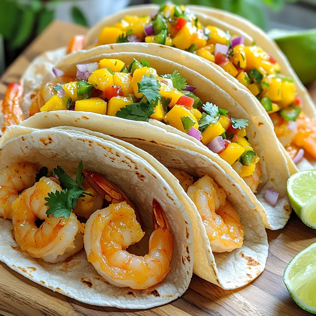 Spicy Mango Shrimp Tacos Flavorful and Easy Recipe