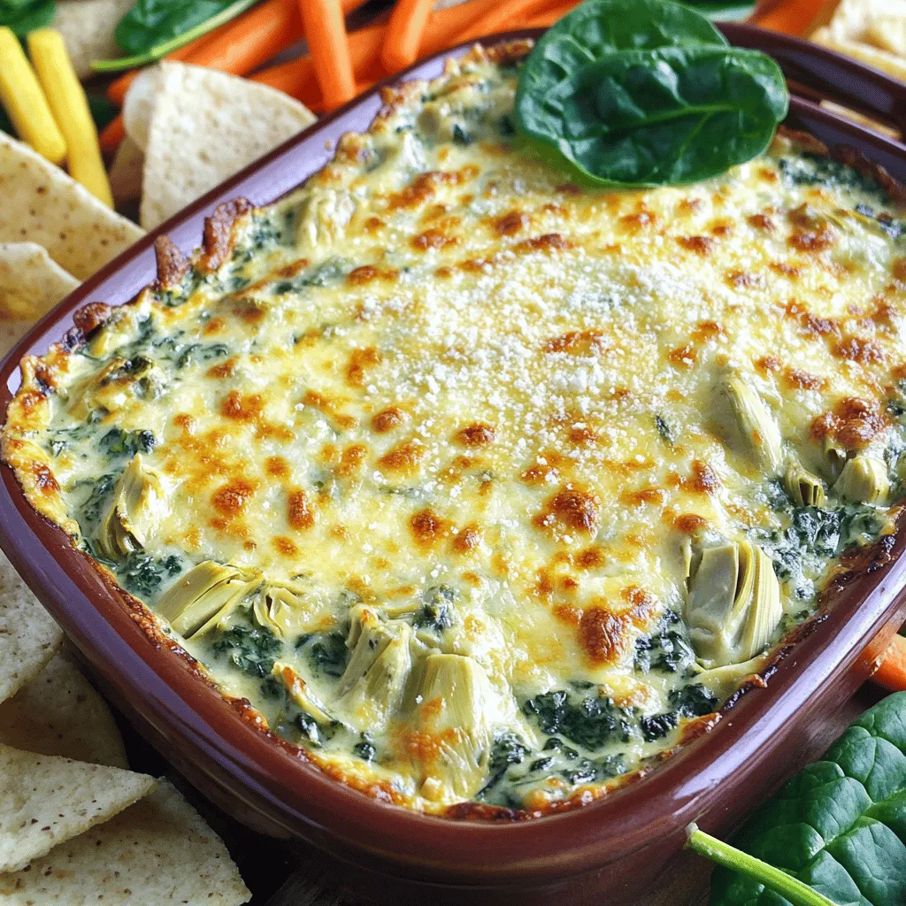 Creamy Spinach and Artichoke Dip Irresistible Delight