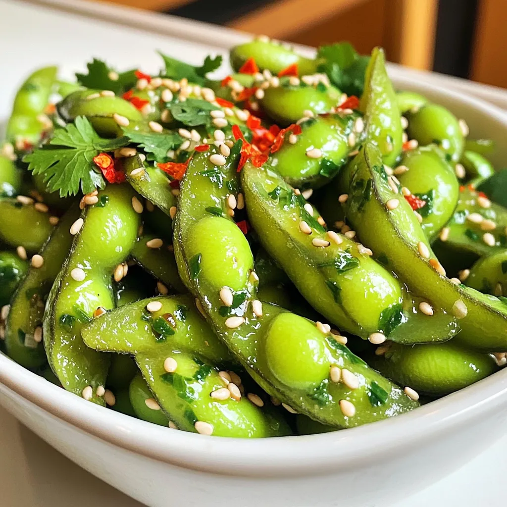Spicy Garlic Edamame Flavorful and Simple Snack