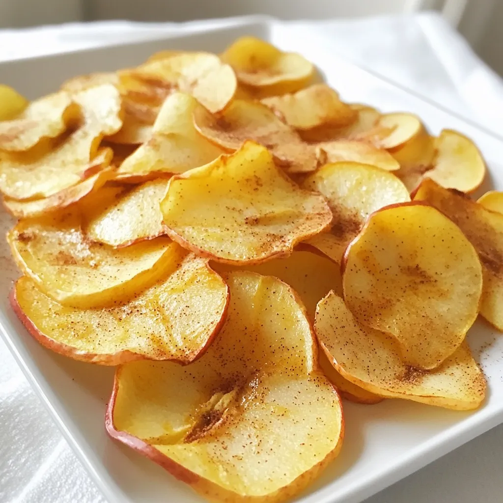 Air Fryer Cinnamon Apple Chips Crunchy and Sweet Snack