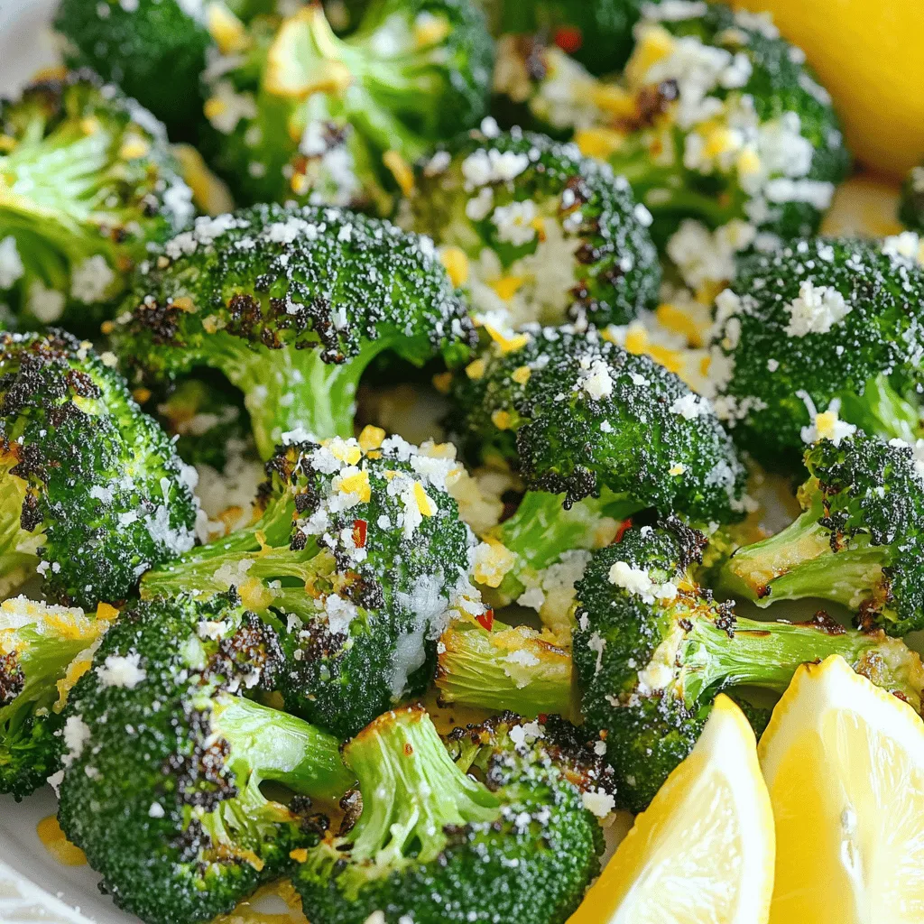 Garlic Parmesan Roasted Broccoli Flavorful Side Dish