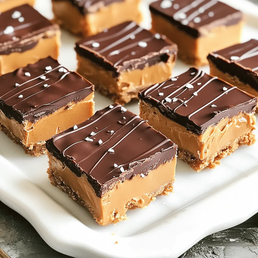 No-Bake Chocolate Peanut Butter Bars Simple Treat