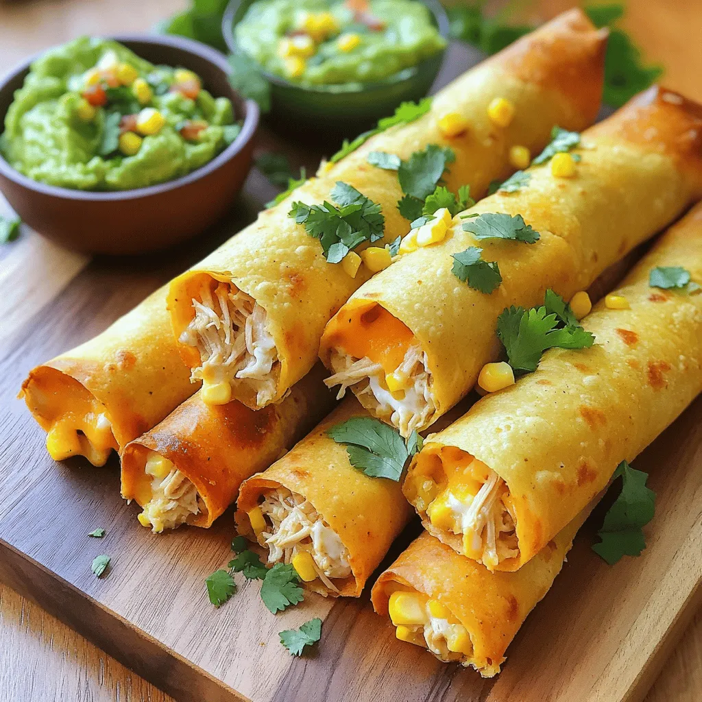 Easy Chicken Taquitos Flavorful Quick Recipe Guide