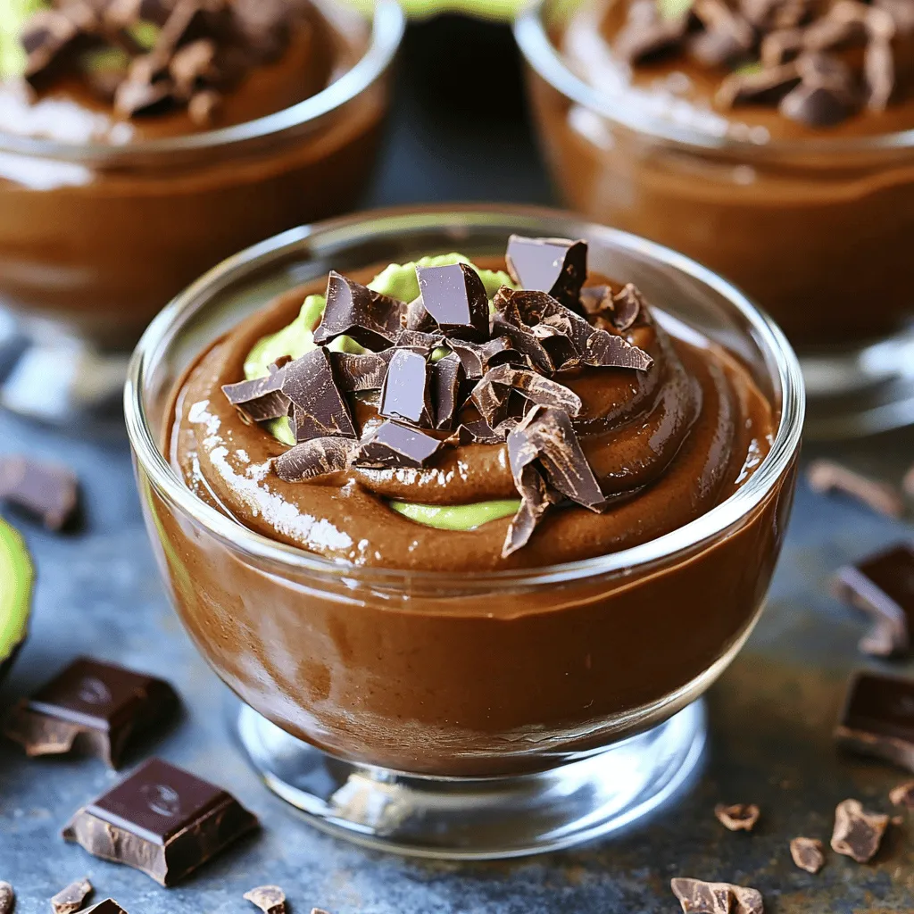 Avocado Chocolate Mousse Creamy and Delightful Treat