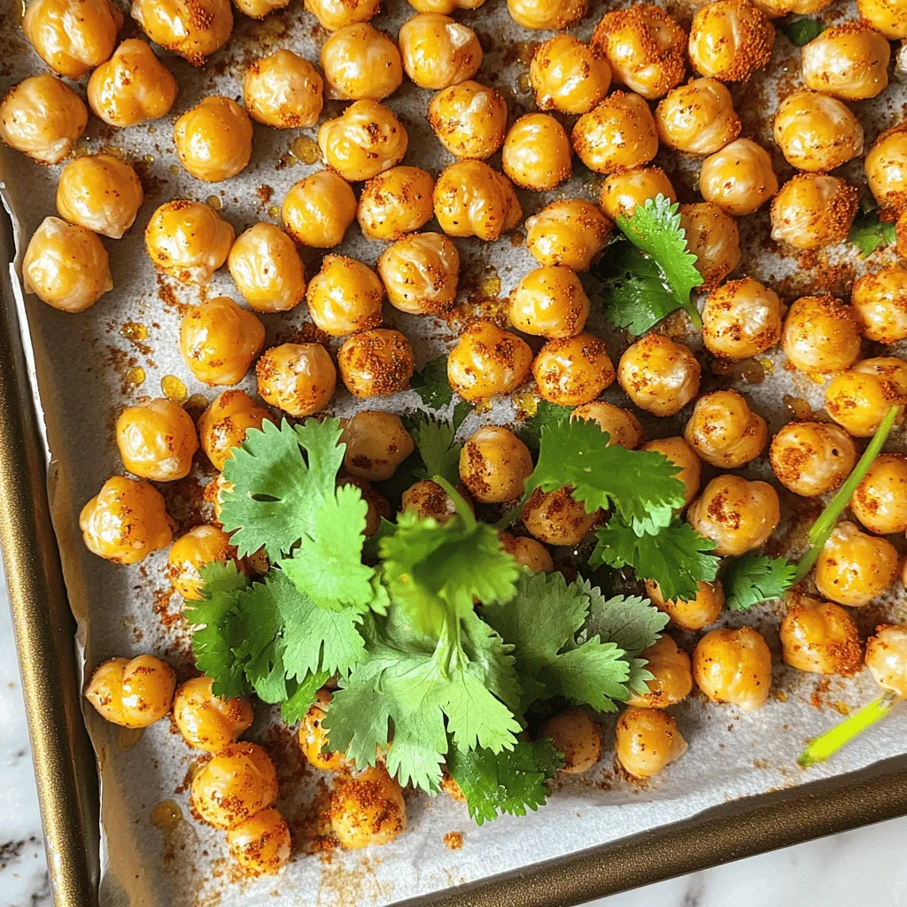 Spicy Roasted Chickpeas Crispy and Flavorful Snack