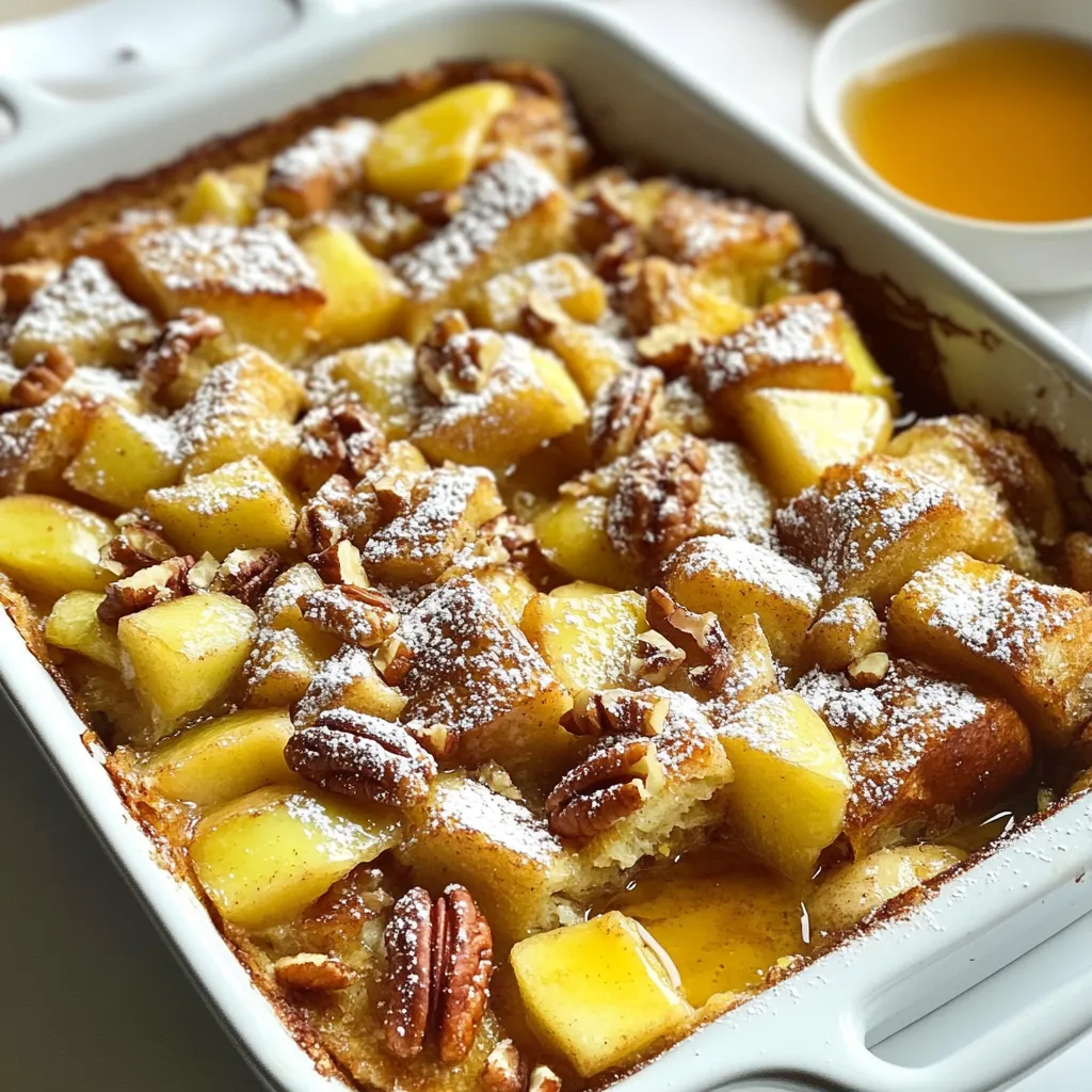 Cinnamon Apple French Toast Bake Easy and Tasty Recipe
