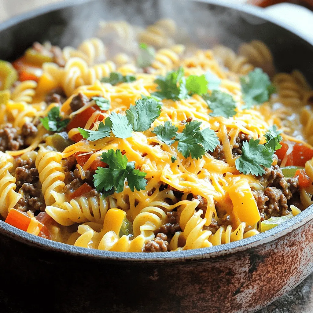 One Pot Taco Pasta Flavorful and Simple Dish