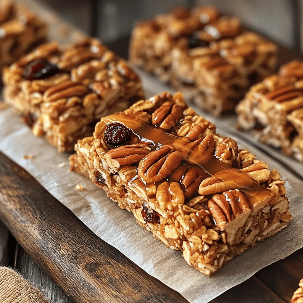 Maple Pecan Granola Bars Healthy and Delicious Snack