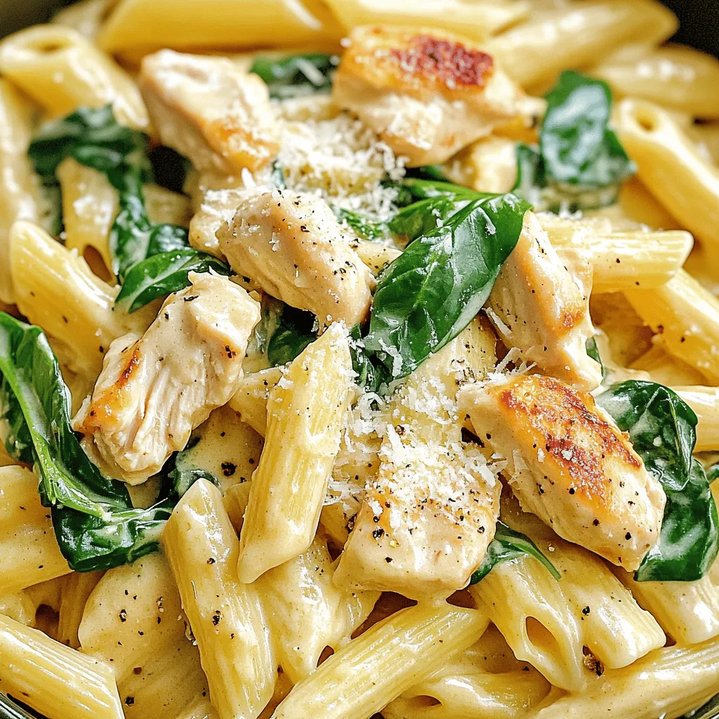 Instant Pot Creamy Chicken Pasta Flavorful Meal Delight