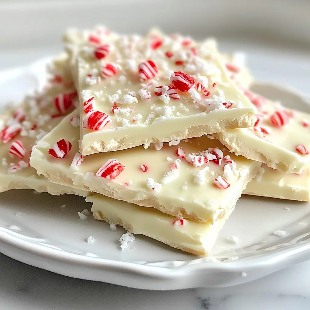 Delicious White Chocolate Peppermint Bark Recipe