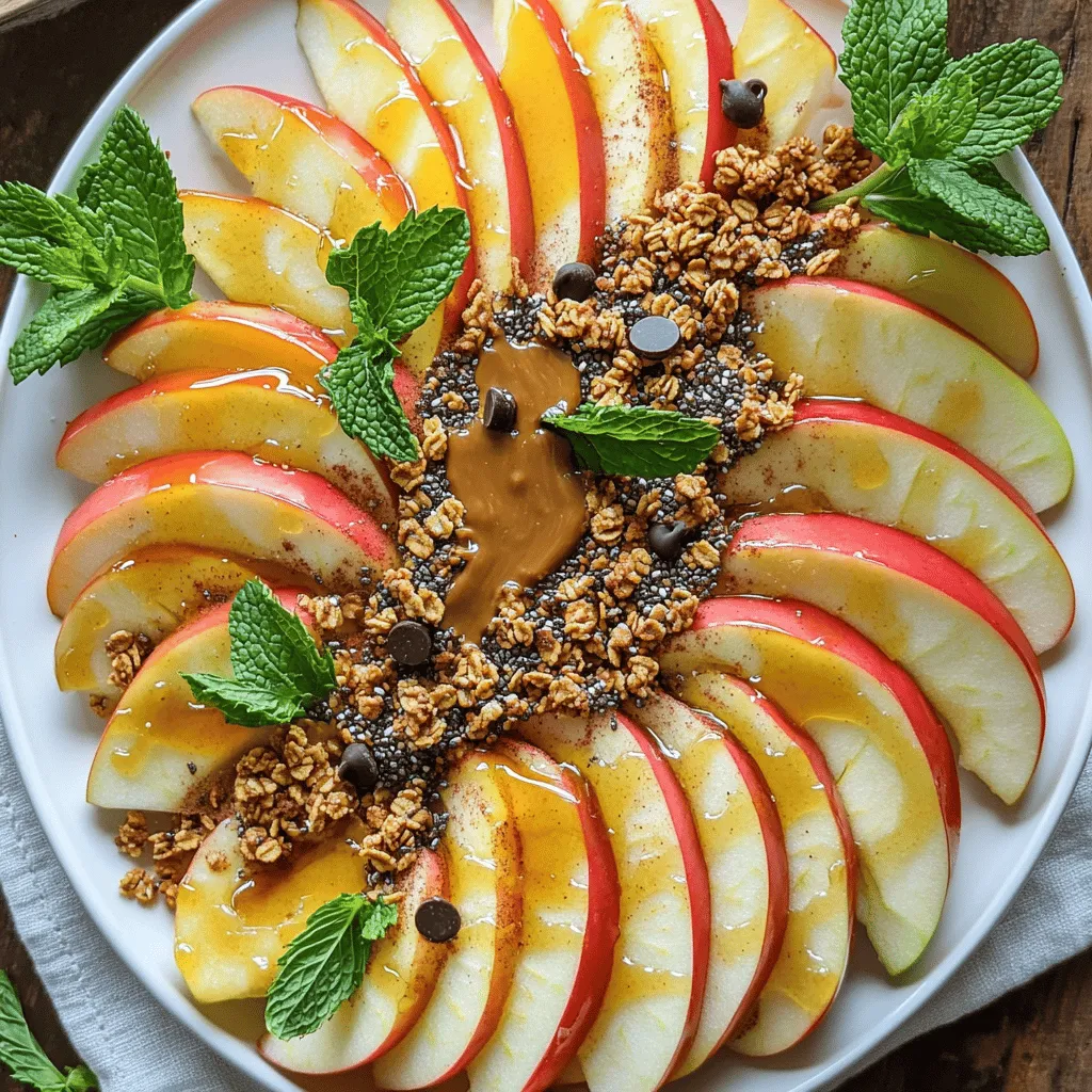 Healthy Apple Nachos Crunchy and Nutritious Delight