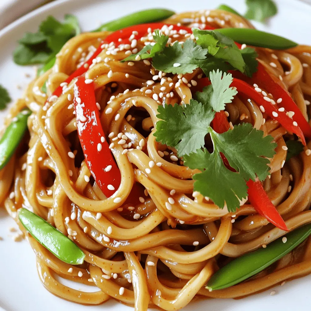 To make Chili Oil Udon Noodles, you