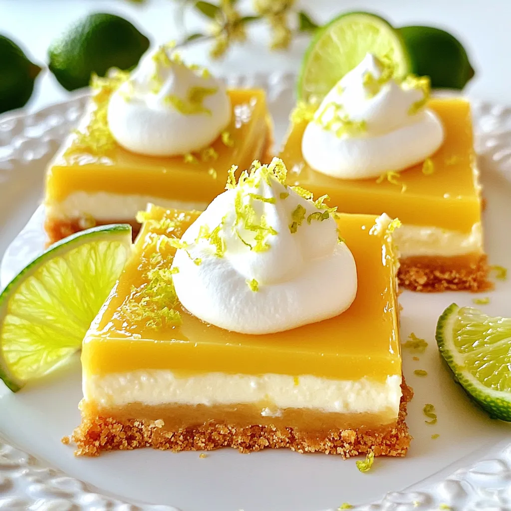 Key Lime Pie Bars Refreshing and Easy Dessert Recipe