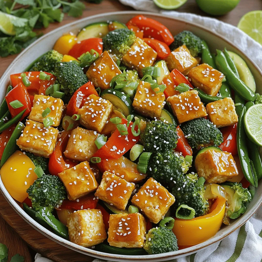Sheet Pan Crispy Tofu Stir Fry Flavorful and Easy Meal