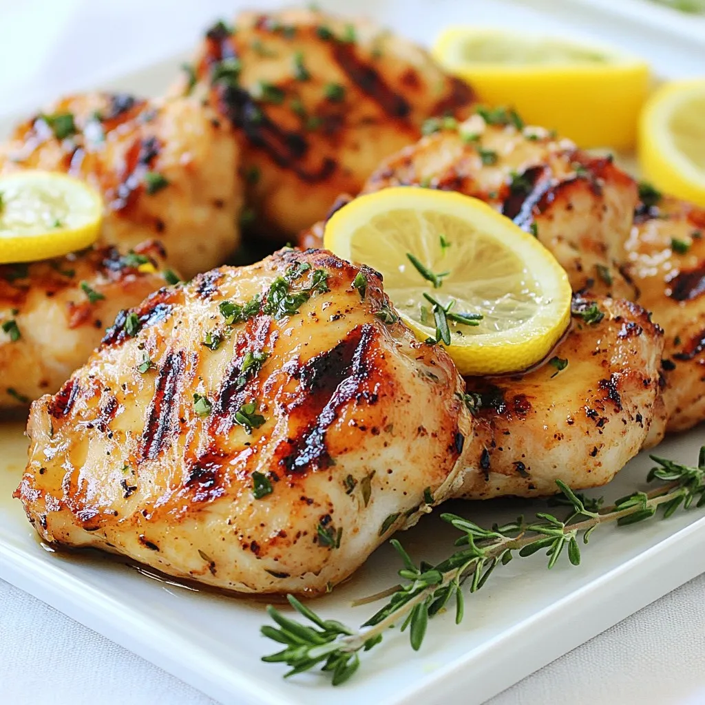 Lemon Herb Grilled Chicken Flavorful and Juicy Meal