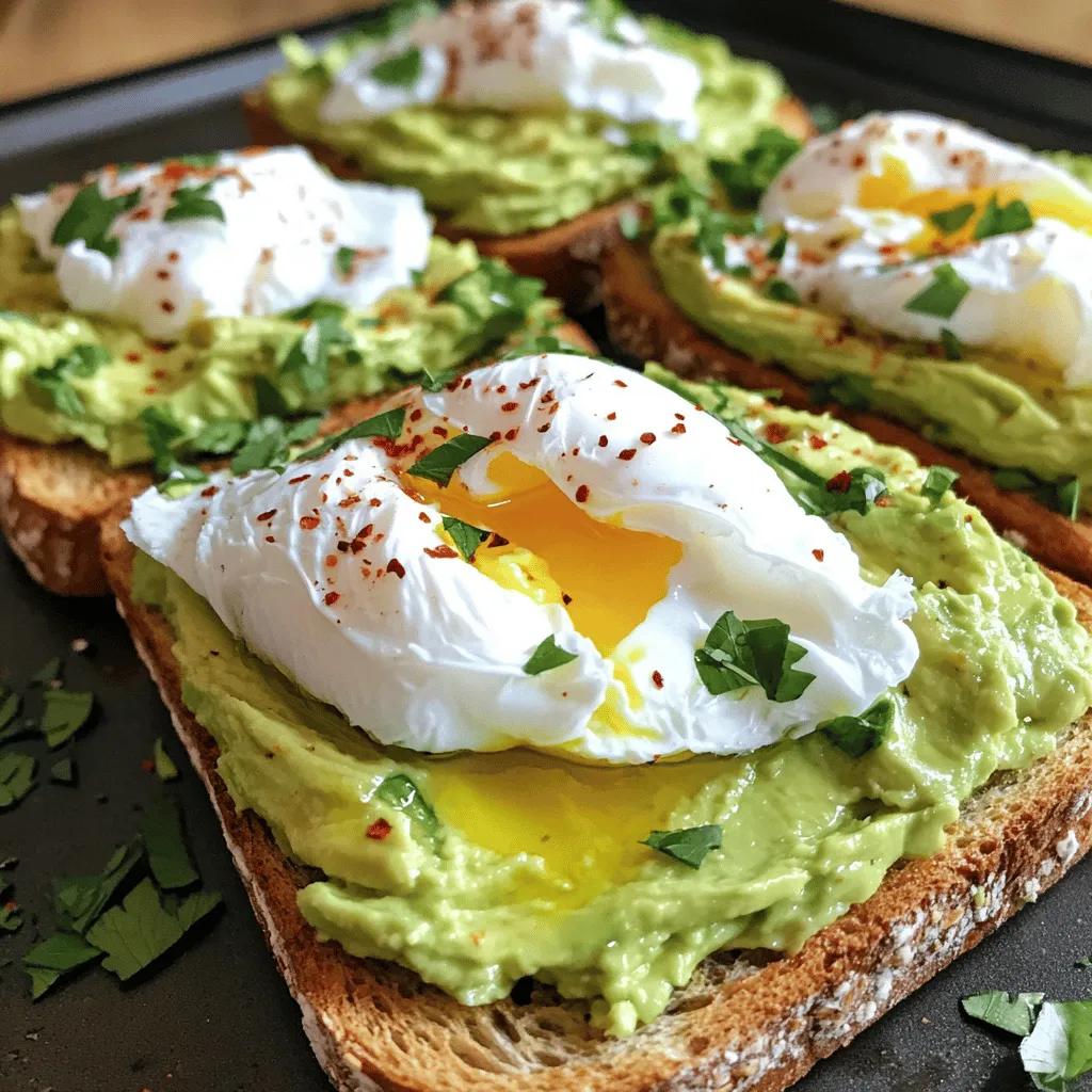 Savory Avocado Toast with Poached Egg Recipe