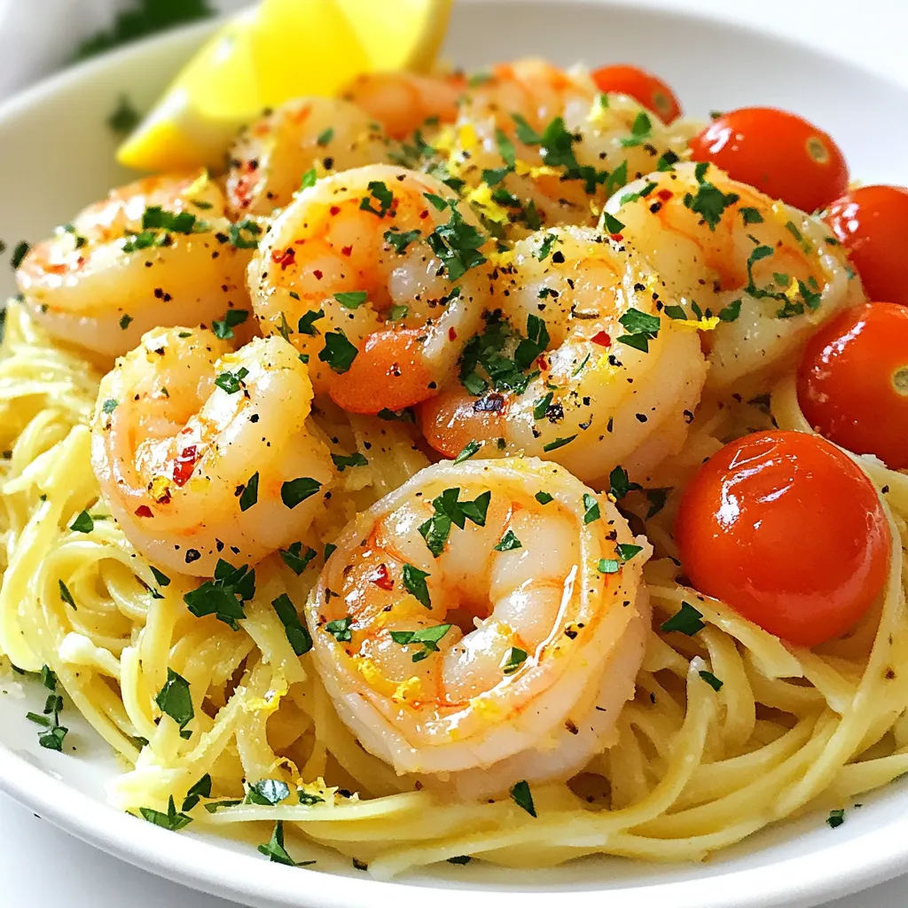 Lemon Garlic Shrimp Scampi Quick and Flavorful Dish